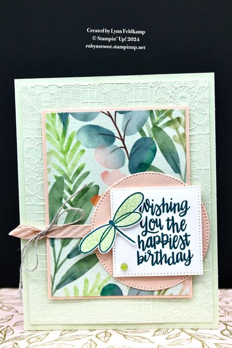 Swap Card Friday – Stamping@Robyn's Roost Frames Flowers, Designer Series Paper, Card Layout, Christmas In July, Treat Boxes, Embossing Folder, Flower Cards, Flower Frame, Sea Foam