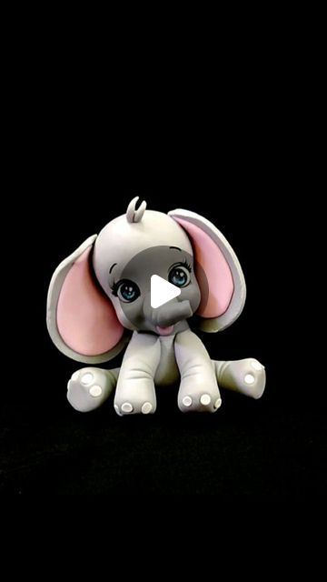 Antony Bidesh on Instagram: "How to make a fondant baby elephant . . . Hi friends this handmade fondant figurine tutorial please follow if u want learn . . . #fondant #fondantbabyelephant #howtomakefondantfigurine #fondantdoll #fondantcake #cake #cakes #cakedecoration #howtodecorateacake" Clay Elephant Tutorial, Fondant Toppers Tutorial, Fondant Face Tutorial, Fondant Animals Tutorial, Twin Baby Shower Cake, Polymer Clay Elephant, Fondant Figurine, Fondant Elephant, Cake Design Tutorial