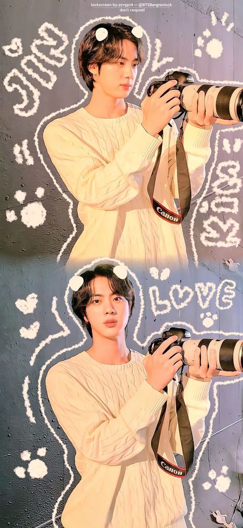 #JIN • 📷 Lockscreen/Wallpaper | cr: @BTSBangtanLocks Jin Pic, Jin Wallpaper, Bts Kim, Jin Bts, Seokjin Bts, Worldwide Handsome, Bts Lockscreen, Bts Korea, Most Beautiful Man