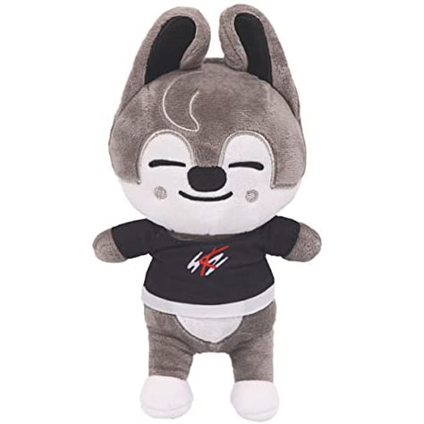 8in Stray Kids Plush Toys, Skzoo Plush,Stuffed Fashion Cool Fun Character Doll Gift for Kids Fans (Wolf Chan) Wolf Chan, Cartoon Eyes, Kids Fans, Soft Pillow, Plush Toy Dolls, Toy Doll, Doll Gift, Soft Pillows, Gift For Kids