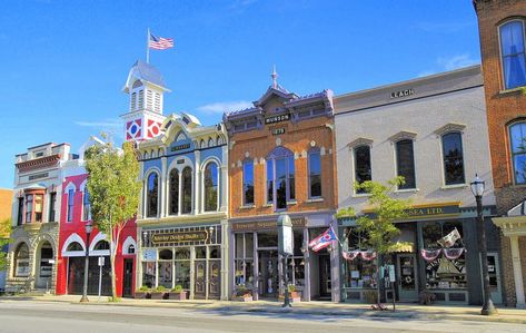 Old Firehouse, Coupon Books, Red Building, Medina Ohio, Small Town America, Architecture Old, The Square, Residential Building, Photography Backdrops