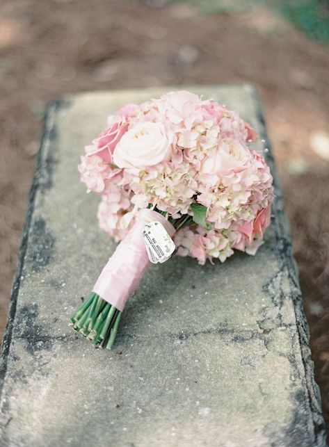 Pink Hydrangea Bouquet, Pink Hydrangea Wedding, Hydrangea Bouquet Wedding, Soft Pink Wedding, Wedding Flowers Hydrangea, Bouquet Bride, Summer Wedding Bouquets, Bridal Bouquet Fall, Hydrangea Bouquet