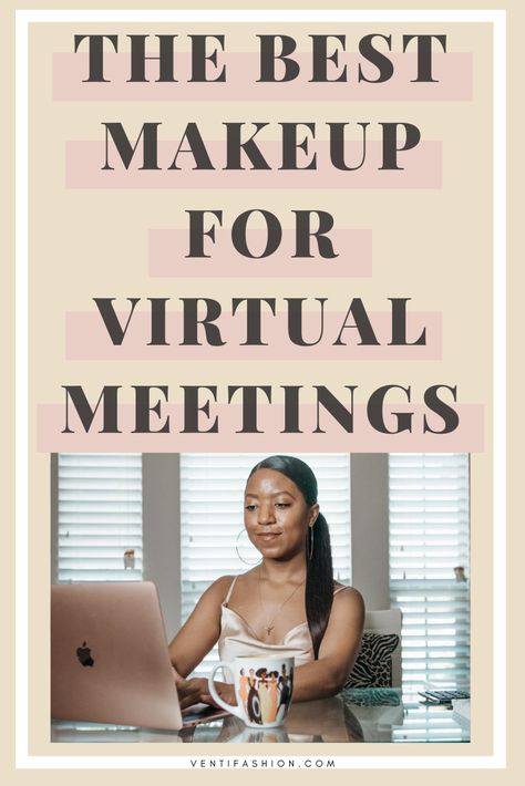 zoom meeting makeup tips Zoom Meeting Outfit Ideas, Zoom Meeting Hairstyles, Zoom Makeup Tips, Makeup For Zoom Meetings, Makeup For Interview, Zoom Meeting Outfit, Interview Makeup And Hair, Zoom Interview Outfit, Zoom Makeup