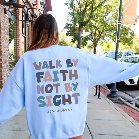 Jesus Sweaters, Cute Christian Outfits, Jesus Merch, Jesus Hoodies, Jesus Sweater, Motivational Clothing, Bible Verse Faith, Christian Sweatshirts, Christian Clothes