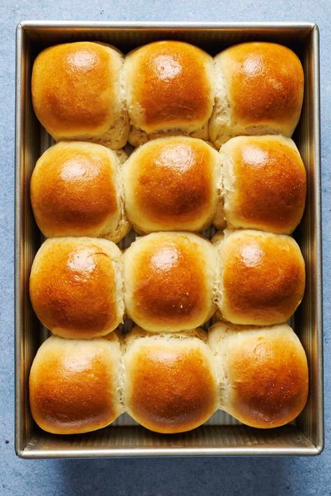 Sourdough Discard Dinner Rolls | The Dinner Bell Taste Of Lizzy Sourdough Rolls, Parker House Rolls Made With Sourdough, Sourdough Rolls Same Day, Joanna Gaines Dinner Rolls, Bridgeford Rolls Recipes, Sour Dough Dinner Roll Recipe, Sourdough Dinner Rolls With Yeast, Discard Bread Bowls, Sourdough Starter Dinner Rolls