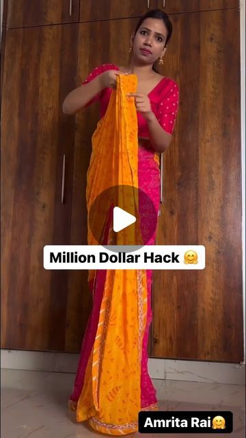 Different Saree Draping Styles, Drapping Saree, Saree Trending, Saree Styling, Styling Hacks, Saree Draping Styles, Saree Draping, Crepe Saree, Drape Saree