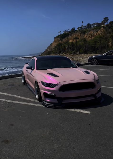 Pink Mustang, Space Candy, Car Deco, Pimped Out Cars, Girly Car, Lux Cars, Street Racing Cars, Luxury Lifestyle Dreams, Pink Car