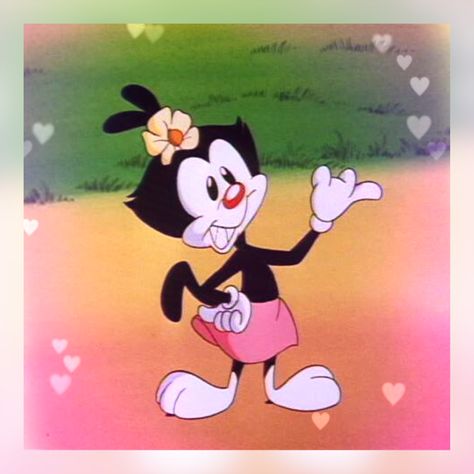 #LUVIT 😍 Our Woman Crush Wednesday is definitely going to a FAVorite animated character - Dot Warner from the Animaniacs - she always wore a flower on her head and looked so cuuuuute 🌸 I grew-up watching this show, among other cartoons, and this is a piece of pop-culture that has and continues to inspire my character flower creations 💖🌈🦋🍭🌹🔮🎉#womancrushwedensday #wcw #dotwarner #animaniacs #catears #ledflowercrown #flowerheadband #flowercrown #mouseears #unicornheadband Slappy Squirrel, Christmas Archway, Wakko Warner, Warner Siblings, Dot Warner, Silly Characters, Tiny Toons, Warner Bros Cartoons, Today Cartoon