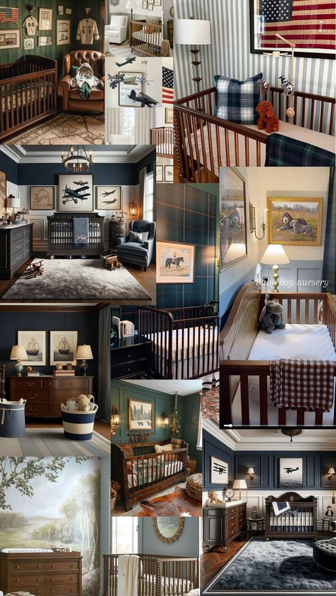 Old Money Old Money Nursery, Little Boy Nursery, House Kids Room, Beautiful Bedrooms Master, Nursery Boy, Boy Bedroom Design, Nursery Baby Room, Boy Bedroom, High Society