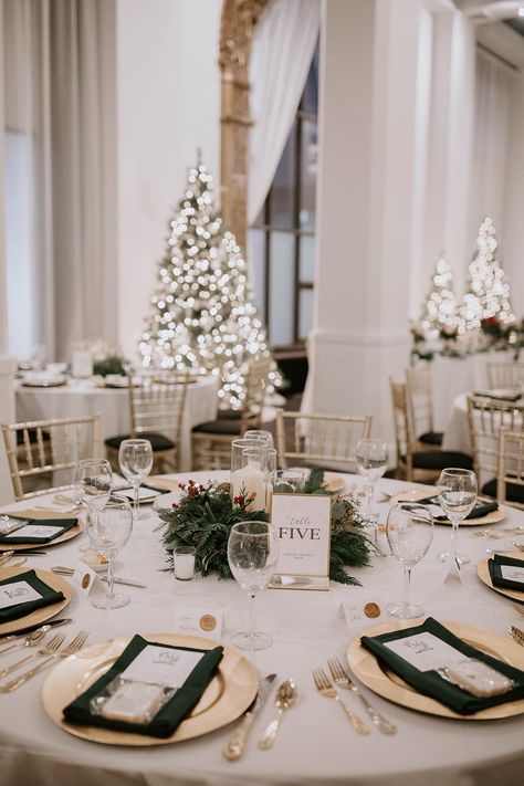 Winter Wedding Table Centerpieces, Christmas Wedding Themes, Corporate Christmas Parties, Bar Signage, Emerald Green Weddings, Heirloom Wedding, December Wedding, Wedding Stationery Design, Winter Wedding Inspiration