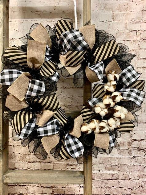 Ribbon wreath tutorial step by step