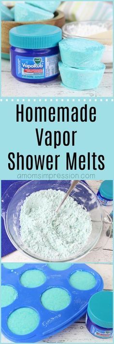 Vapor Shower Melts, Vic Vaporub, Vicks Shower, Shower Melts, Katie White, Bath Boms, Shower Tablets, Vicks Vapor, Melt Recipe