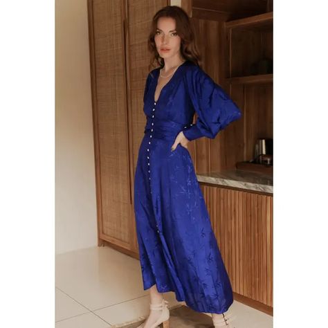 Bali ELF Wholesale Products | Buy with Free Returns on Faire.com Elf Dress, Dress Looks, Feminine Silhouette, Long Sleeve Midi, Dress Pant, Dress Plus Size, Long Sleeve Midi Dress, Pearl Buttons, Womens Clothing Sizes