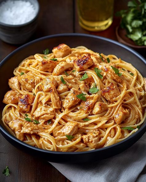 Cowboy Butter Chicken Linguine - knedir Recipes Cowboy Butter Chicken Linguine, Cowboy Butter Pasta, Chicken Linguine Recipes, Butter Chicken Recipes, Chicken Linguine, Garlic Parmesan Shrimp, Cowboy Butter, Linguine Recipes, Butter Pasta