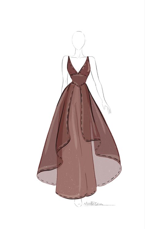 Folds In Dresses Drawing, Fashion Design Sketches Men, Jumpsuit Illustration, Dress Design For Women, Draw Dress, Bride Fashion Illustration, Fall Fashion Ideas, Silk Dress Design, Fashion Sketchbook Inspiration