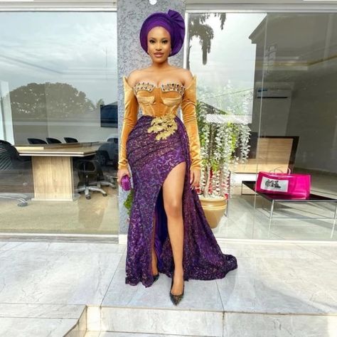 Lace Asoebi, Lace Asoebi Styles, African Party Dresses, Nigerian Lace Styles, Lace Gown Styles, Ankara Gown Styles, Lace Dress Styles, Nigerian Lace, African Lace Dresses