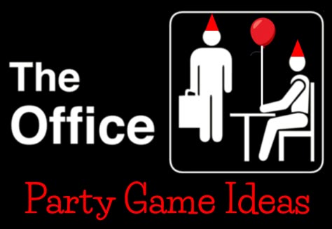 The Office Show Party Theme - Games & Ideas The Office Theme Party Games, Office Themed 30th Birthday Party, The Office Party Ideas Decoration, The Office Themed Graduation Party, The Office Themed Christmas Party, The Office Themed Party Games, Office Party Game Ideas, The Office Games, The Office Themed Bridal Shower Ideas