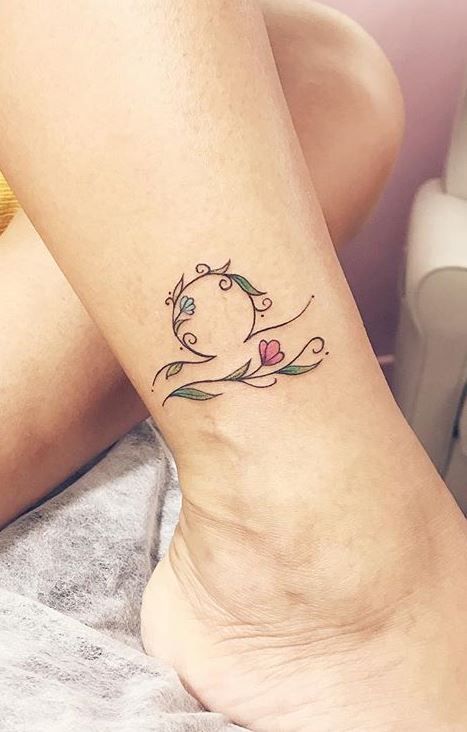 85 Unique Libra Tattoos to Compliment Your Personality and Body - Tattoo Me Now Libra Themed Tattoos, Libra And Rose Tattoo, Marigold Libra Tattoo, Libra Tattoo On Ankle, Libra Sister Tattoos, Libra Zodiac Tattoos Flower, Libra Tattoo With Butterfly, Mini Libra Tattoos, Tattoo Ideas For Libras