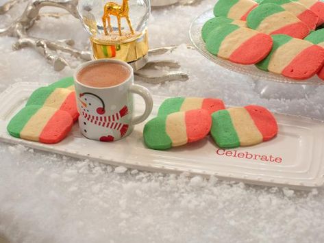 Giada's Holiday Handbook, Flag Cookies, Giada De Laurentiis Recipes, Giada Recipes, Italian Christmas Cookies, Italian Cookie Recipes, Postre Keto, The Food Network, Italian Christmas