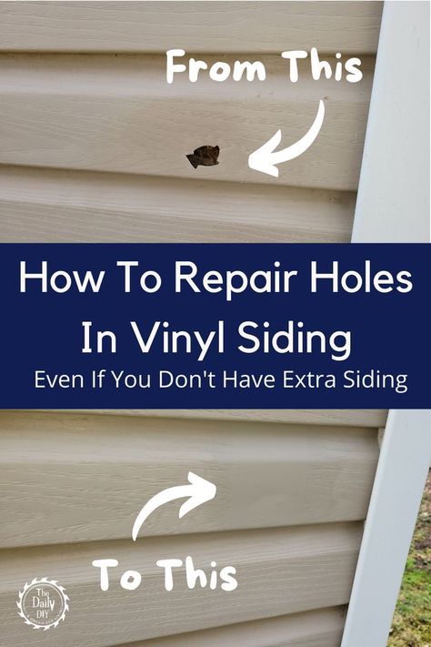 Vinyl Siding Repair, Siding Repair, Metal Mosaic, Vinyl Repair, Home Fix, Diy Vinyl, Gas Range, Diy Home Repair, Diy Repair