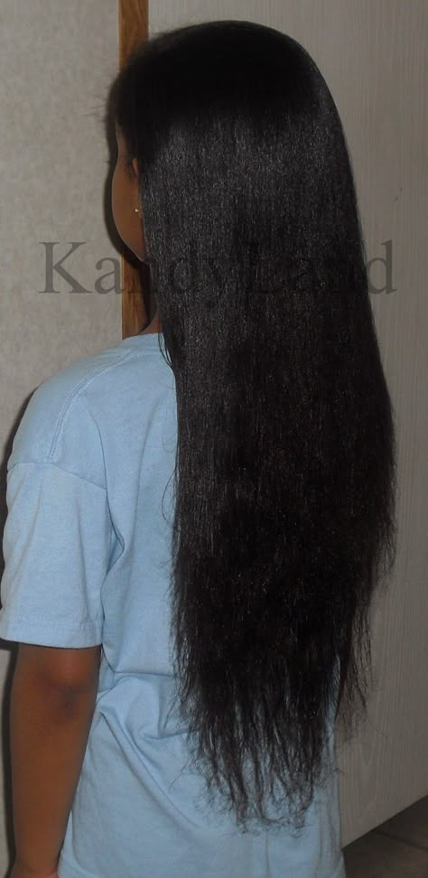 Super Shiny Hair, Long Relaxed Hair, Healthy Relaxed Hair, Relaxed Hair Care, Roller Set, Natural Hair Inspiration, Long Black Hair, Hair Crush, Relaxed Hair