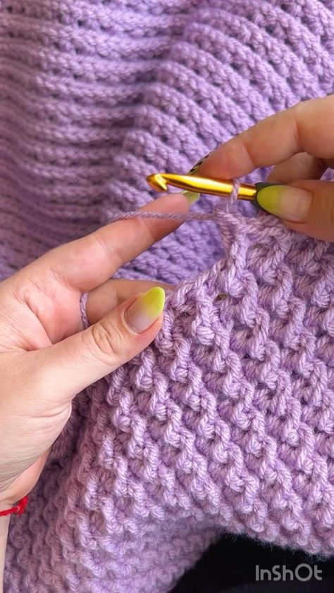 Crochet Stitches Guide, Crochet Stitches For Blankets, Crochet Stitches Free, Crochet Blanket Designs, Easy Crochet Stitches, Crochet Stitches Video, Crochet Lessons, Crochet Stitches For Beginners, Baby Blanket Crochet Pattern