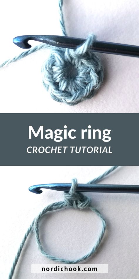 Crochet Stitches For Beginners Step By Step, How To Make A Magic Circle In Crochet Adjustable Ring, How To Crochet Magic Circle For Beginners, Magic Ring Crochet Tutorial For Beginners, How To Do A Magic Ring, How To Make A Magic Ring, Magic Ring For Beginner, How To Crochet A Circle Step By Step, Beginner Crochet Projects Step By Step Free Pattern