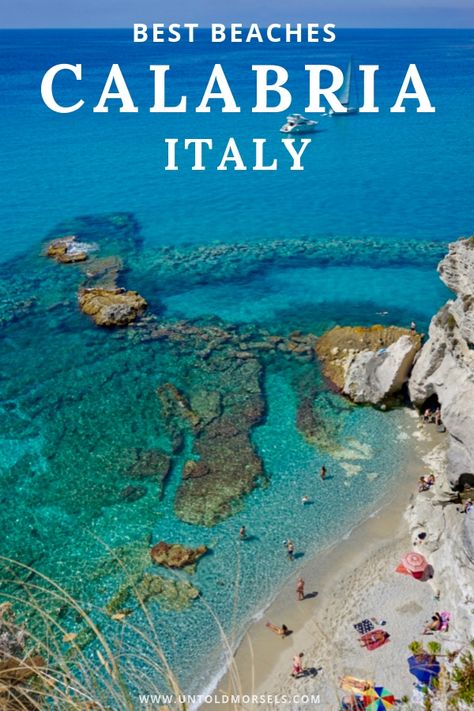 Beaches In Italy, Koh Lanta Thailand, Italy Beach, Travel To Italy, Italy Beaches, Calabria Italy, Italy Travel Tips, Voyage Europe, Destination Voyage