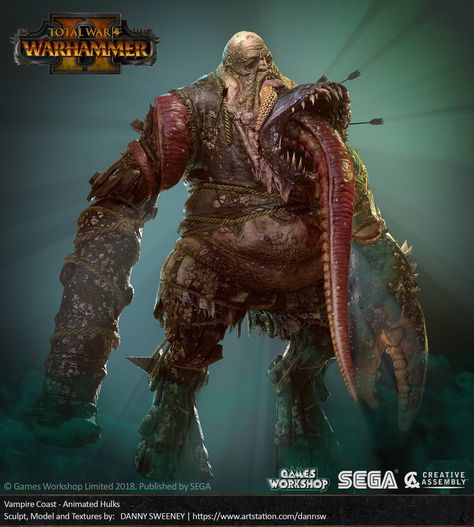 Warhammer Vampire Coast, Vampire Coast, Warhammer Concept Art, Warhammer Fantasy Art, Total Warhammer, Warhammer Vampire, Chaos Legion, Space Monster, Web Games