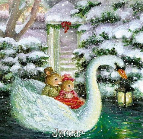 Susan Wheeler, Storybook Art, Bunny Art, Fairytale Art, Christmas Scenes, Vintage Christmas Cards, Christmas Illustration, Beatrix Potter, Christmas Images