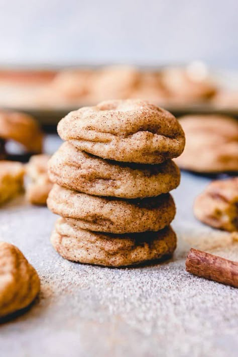 The Best Snickerdoodle Cookies Recipe Best Snickerdoodle Cookies Recipe, Cookies Snickerdoodle, Easy Snickerdoodle Recipe, Snickerdoodle Cookies Recipe, Chewy Sugar Cookie, Best Snickerdoodle Cookies, Snickerdoodle Cookies Easy, Chewy Sugar Cookie Recipe, Chocolate Chip Shortbread Cookies