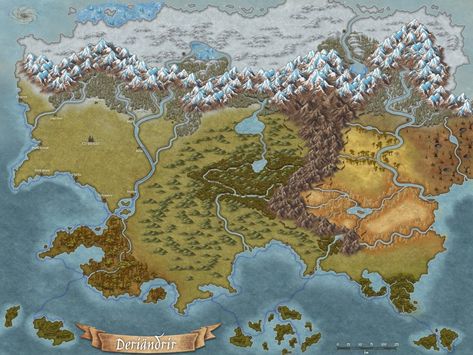 D&d World Map, Fantasy World Map Design, Dnd World Maps, Fantasy Continent Map, Rpg World Map, Fantasy World Maps, Fantasy City Map, Fantasy Map Making, Rpg World