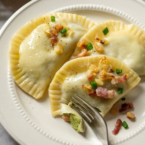 Polish Pierogi [Complete Gourmet GUIDE!] | Polonist Pierogi Crockpot, Pierogi Sauce, Fava Beans Recipes, Polish Pierogi, Classic Savory, Farmer’s Cheese, Pierogi Recipe, Crockpot Recipe, Fava Beans