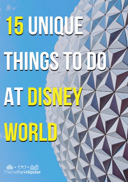 15 Fun and Unique Things to Do at Disney World (2022) - ThemeParkHipster Disney World 2024, Epcot Attractions, Disney World For Adults, Animal Kingdom Lodge, Disney 2024, Disney Ideas, Disney Planning, Unusual Things, Disney World Tips And Tricks