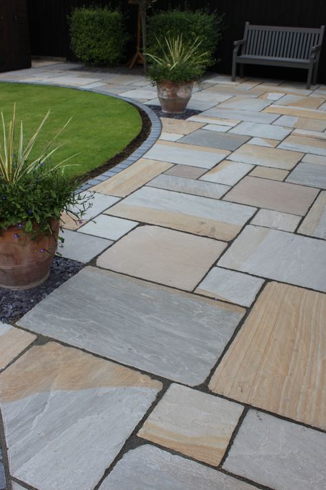 Flagstone Paving, Sandstone Patio, Patio Paving, York Stone, Outdoor Paving, Sandstone Paving, Stone Landscaping, Landscape Products, Paving Slabs