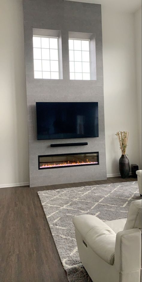 Tv With Sound Bar On Wall Above Fireplace, Tv With Sound Bar Above Fireplace, Tv Sound Bar Fireplace, Fireplace Tv Wall Sound Bar, Tv Sound Bar, Wall Mounted Tv With Sound Bar, Tv And Sound Bar Mounted Above Fireplace, Tv With Sound Bar On Wall, Tv And Sound Bar Mounted