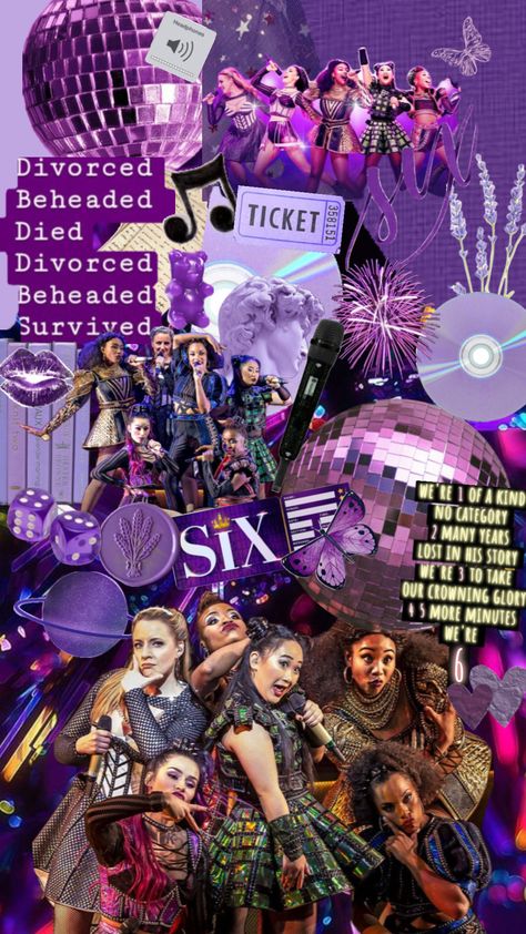 #sixthemusical #musical #sixmusical #six #quotes #vintage #beauty #vibes #music #wallpaper Six Musical Wallpaper, Theatre Wallpaper, Musical Theatre Posters, Actress Career, Musical Wallpaper, Katherine Howard, Musicals Funny, Wives Of Henry Viii, Anime Zodiac