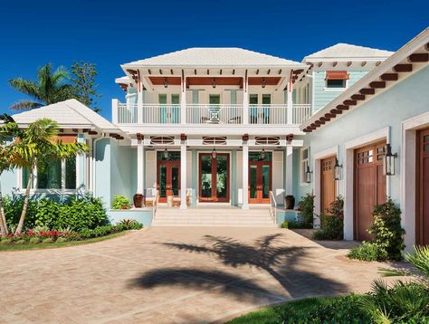 West Indies | Kukk Architecture & Design, P.A. Naples Florida Caribbean House Design, West Indies House Plans, British West Indies Architecture, West Indies House, Florida Homes Exterior, West Indies Architecture, West Indies Home, British West Indies Style, West Indies Style