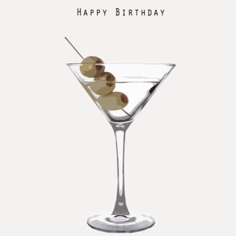 Happy Birthday Martini Image, Birthday Martini, Birthday Pins, Birthday Drinks, Happy 2nd Birthday, Happy Birthday Images, Birthday Images, Happy Birthday Wishes, Happy Anniversary