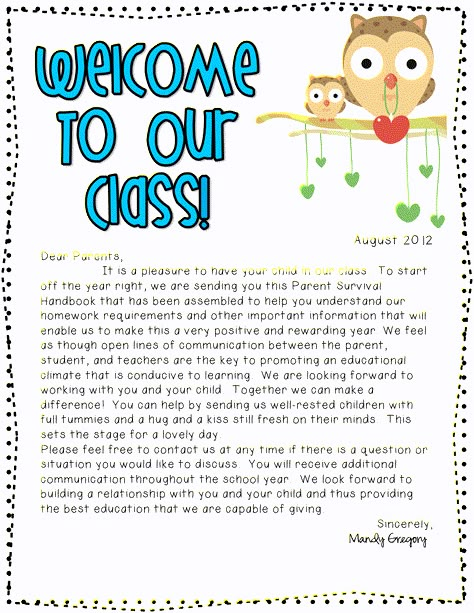 Preschool Welcome Letter To Parents, Letter To Parents From Teacher, Classroom Welcome Letter, Welcome Letter To Parents, Preschool Welcome Letter, Teacher Welcome Letters, Letters To Parents, Welcome Back Letter, Letter To Students