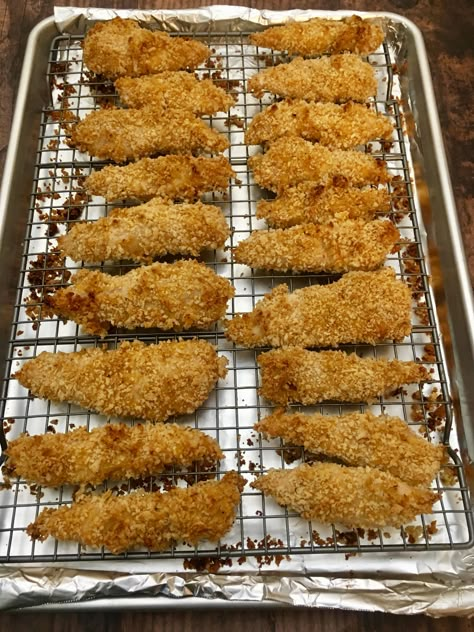 Breaded Baked Chicken Tenders, Chicken Strip Recipes Easy Oven Baked, Oven Baked Breaded Chicken Tenders, Homemade Chicken Strips Baked, Oven Baked Chicken Fingers, Mayo Chicken Tenders, Chicken Tenders Recipes Oven, Chicken Tender Recipes Oven, Chicken Tender Recipes Baked Ovens