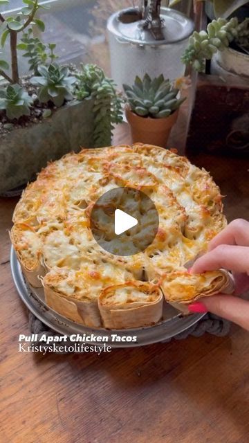 Pull Apart Chicken, Chicken Roll Ups, Chicken Taco Recipes, Green Chiles, Colby Jack, Colby Jack Cheese, Homemade Tacos, Homemade Salsa, Homemade Taco Seasoning