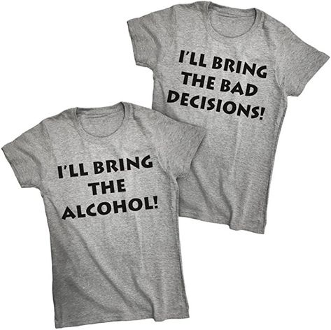 Bartending Shirts, Best Friend Matching Shirts, Funny Matching Shirts, Friends Drinking, Cricut Press, Bartender Shirts, Friends Shirts, Funny Beer Shirts, Country Thunder