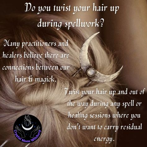 Witchy Hairstyles, Witchy Hair, Goddess Magick, Witch Tips, Witchy Tips, Easy Spells, Magic System, Grimoire Book, Magic Spell Book