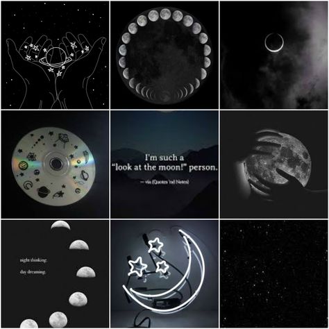 Moon Aesthetic Moon Collage Wallpaper, Moon Aesthetic Collage, Moon Aesthetic Moodboard, Collage Wallpaper Aesthetic, Moon Core, Moon Collage, Visual Writing Prompts, Aries Moon, About Moon