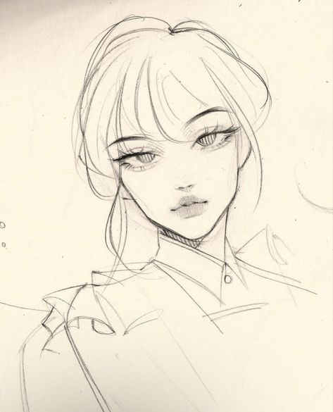 Character Sketch Ideas, Female Character Sketch, Indie Drawings, Animation Art Sketches, Cute Sketches, Tutorials Drawing, Easy Drawings Sketches, Sketch Ideas, Arte Sketchbook