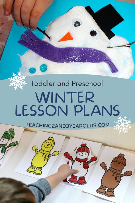 These toddler and preschool winter lesson plans are filled with learning activities that you can do in your classroom or homeschool. Let us do the work for you! #toddler #preschool #winter #lessonplans #curriculum #activities #classroom #homeschool #teachers #earlychildhood #education #teaching2and3yearolds Winter Lesson Plans, January Lesson Plans, December Lesson Plans, Winter Activities For Toddlers, Daycare Lesson Plans, Winter Lesson Plan, Winter Theme Preschool, Toddler Themes, Toddler Curriculum