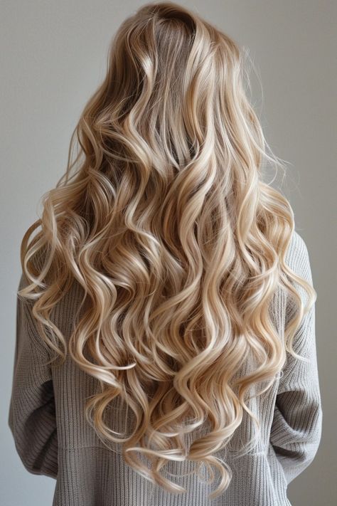 35 Hairstyles for Long Hair That Are Perfect for Any Occasion 27 Pretty Curls For Long Hair, Cute Down Hairstyles For Long Hair, Hair Styles For Long Hair Easy Cute, Cute Down Hairstyles, Loose Curls Long Hair, Long Curled Hair, Down Hairstyles For Long Hair, Different Types Of Curls, Romantic Curls