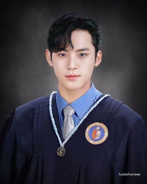 Mingyu Graduation, Seventeen Id Photo, Seventeen Id, Graduation Pic, Grad Pic, Id Photo, Just My Type, My Type, Seventeen