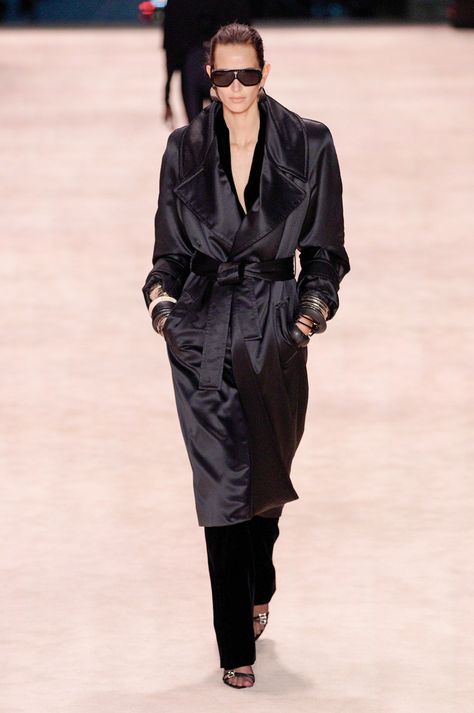 Saint Laurent Fall 2022, Ysl Style, Puffer Coat With Fur, Ysl Fashion, Fall Fashion 2022, 2022 Runway, Resort 2023, Anthony Vaccarello, Vogue Australia